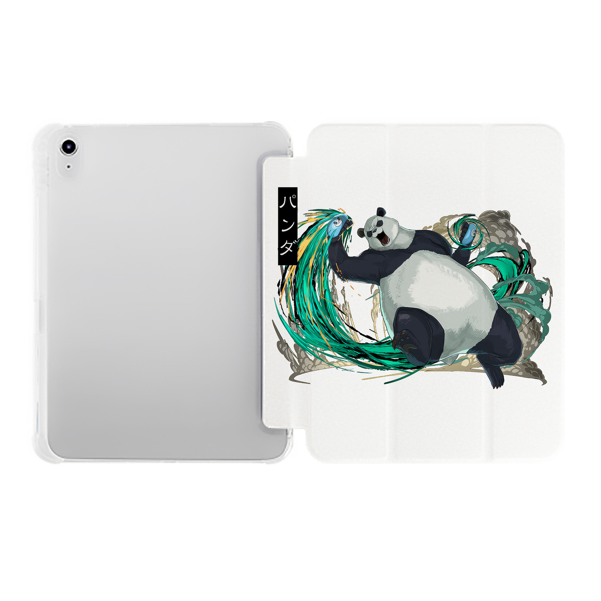 （画像用） 呪術廻戦 Jujutsu Kaisen IPad ケース ペン収納付き 三つ折りスタンド PUレザー×シリコン 対応機種9.5/10.5/10.9インチ